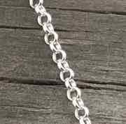 22" Sterling Rolo Chain