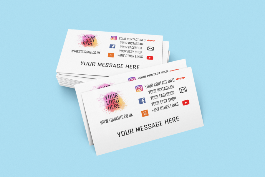 Single Sided Business Cards