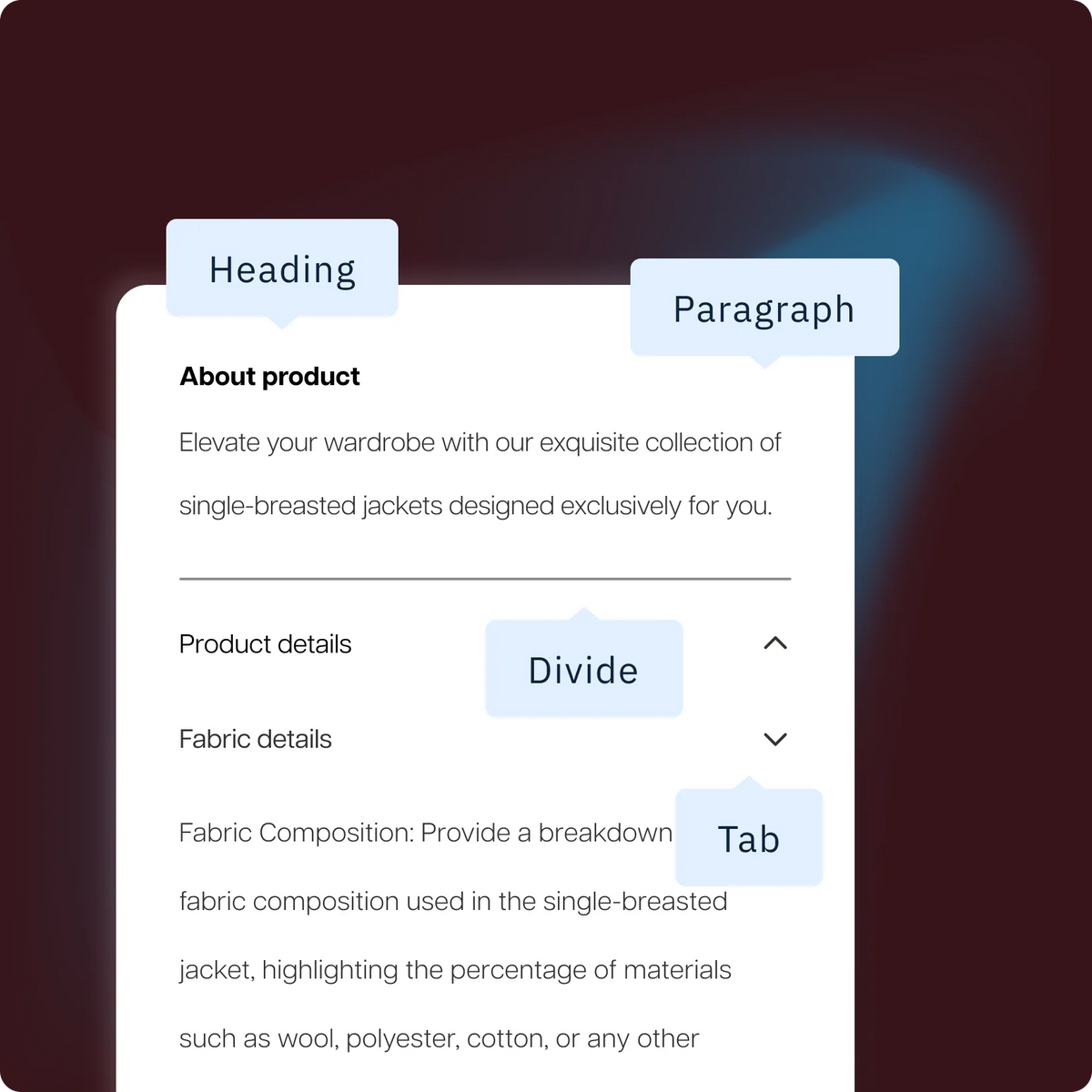 Static text – Globo Product Options - #1 Shopify Options Variants app